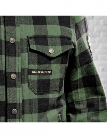 košile HolyFreedom Lumberjack green 5