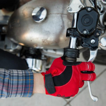moto rukavice Biltwell red-black-white 5
