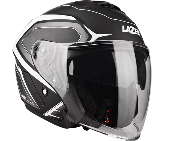 helma TANGO HEXA black-white-matt Lazer